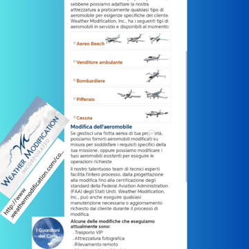 WEATHER MODIFICATION