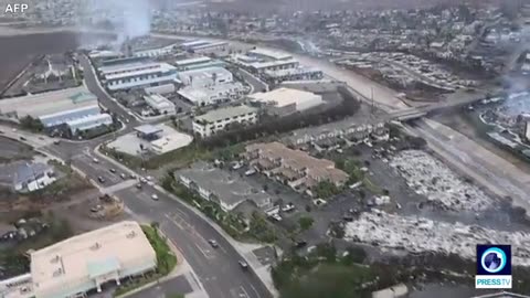 HAWAII WILDFIRES – Paradise turned into hell, trees standing but homes turned into dust‼️