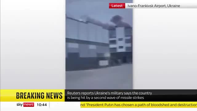 RAW: Missile hits Ukrainian airbase as invasion leaves 40 dead