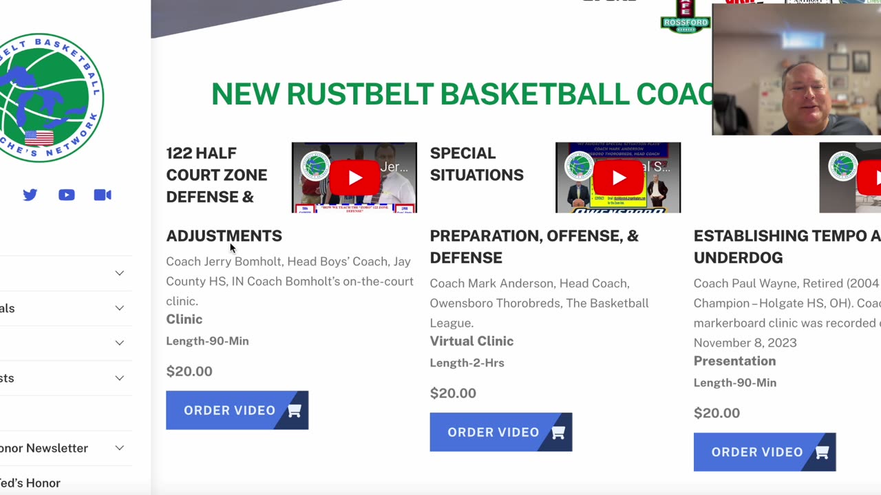 Rustbelt Basketball Coaches' Network's Website Has Been Launched!!