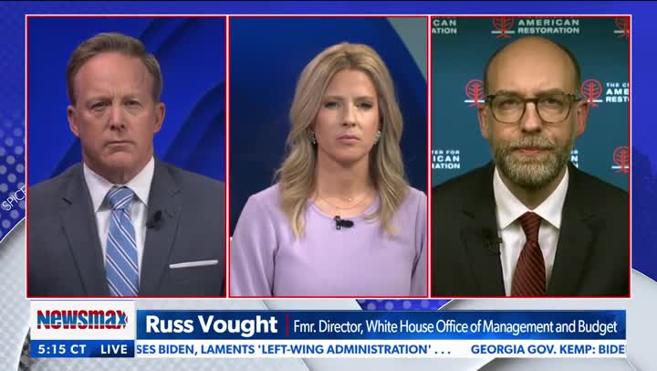 Russ Vought on Newsmax "This President Makes an Art of Gaslighting as Governing"