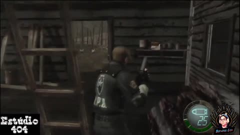 Lee joga Resident evil 4 - 002