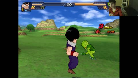 Dragon Ball Z Budokai Tenkaichi 3 Battle #103 With Live Commentary - Gohan VS Saibaman