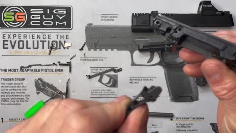 SIG Sauer P365 D.A.R.K - Disassembly And Reassembly Kit by Sig Guy