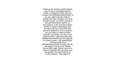 IAM Role does not show in role list of EC2 even though I have the trust relationship set up correct