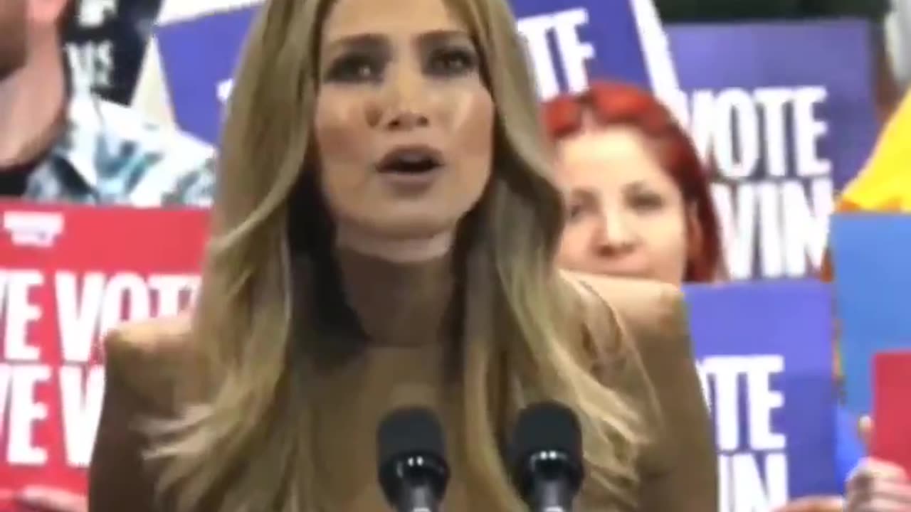 Jennifer Lopez: J.Lo's Emotional speech at Harris rally