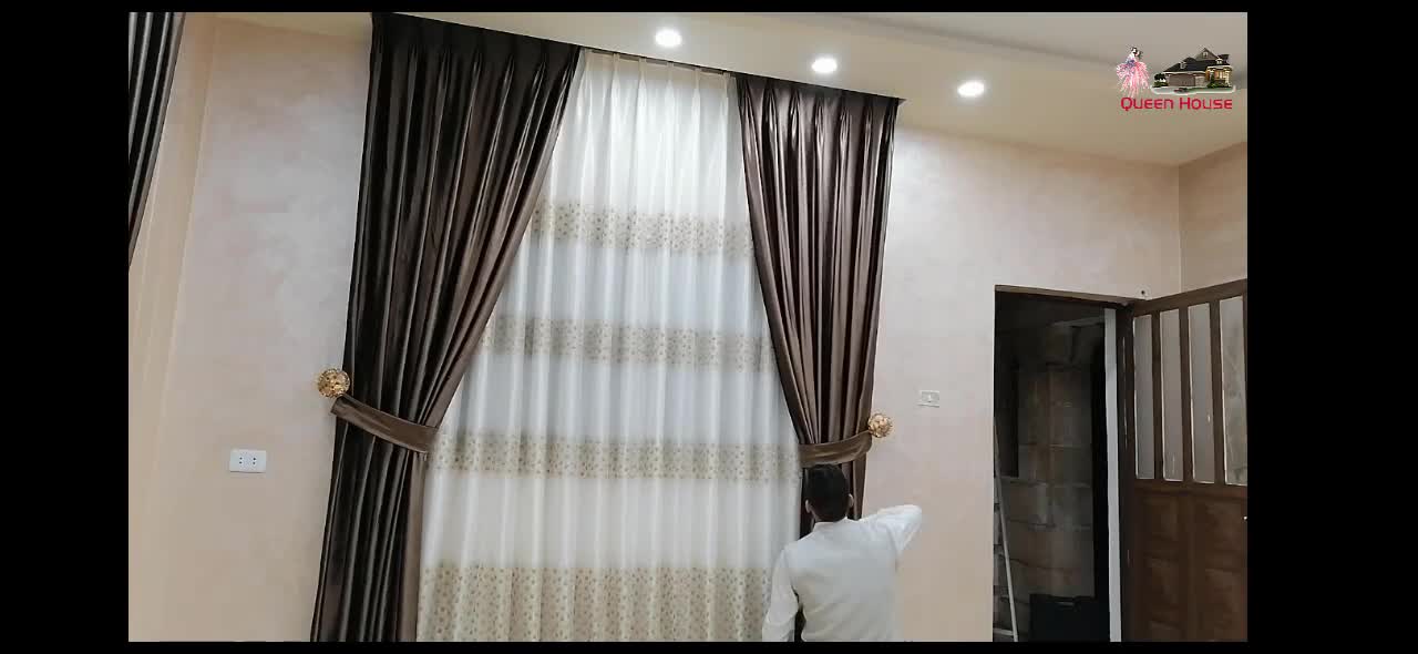 Installing curtains