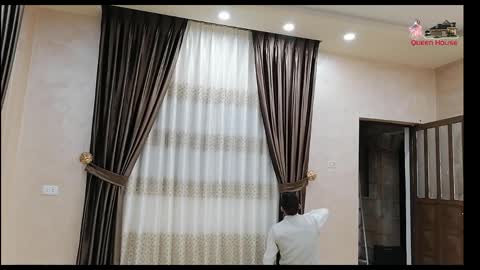 Installing curtains