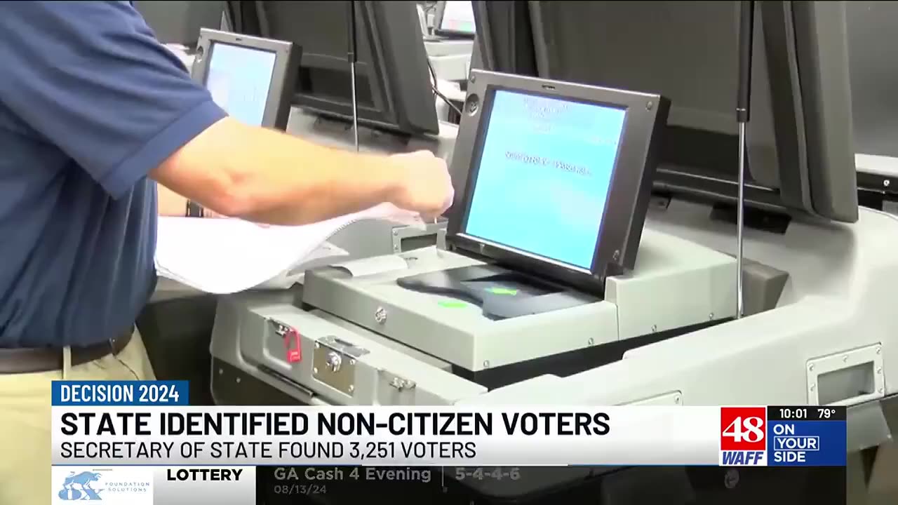 Alabama Officials Find Thousands of Non-Citizens Registered to Vote in Presidential Election