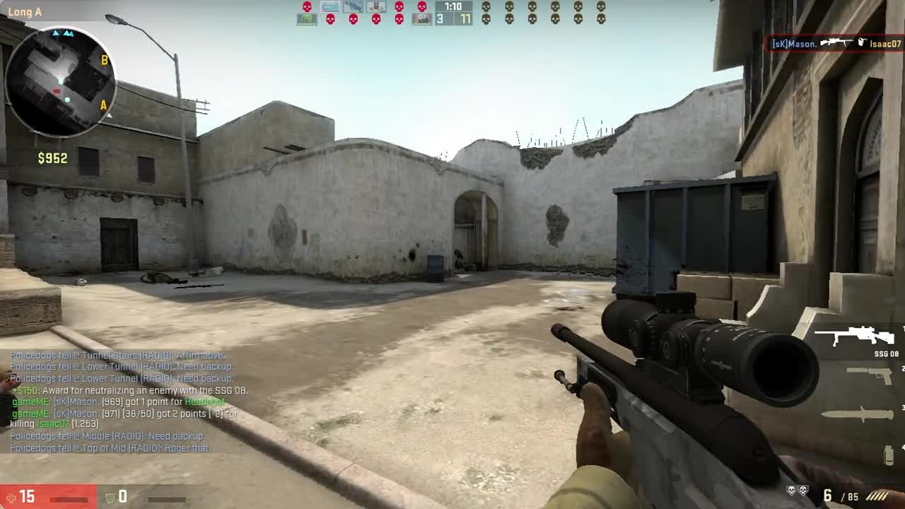 [CS:GO] Sick Double Kill Quick Scope!