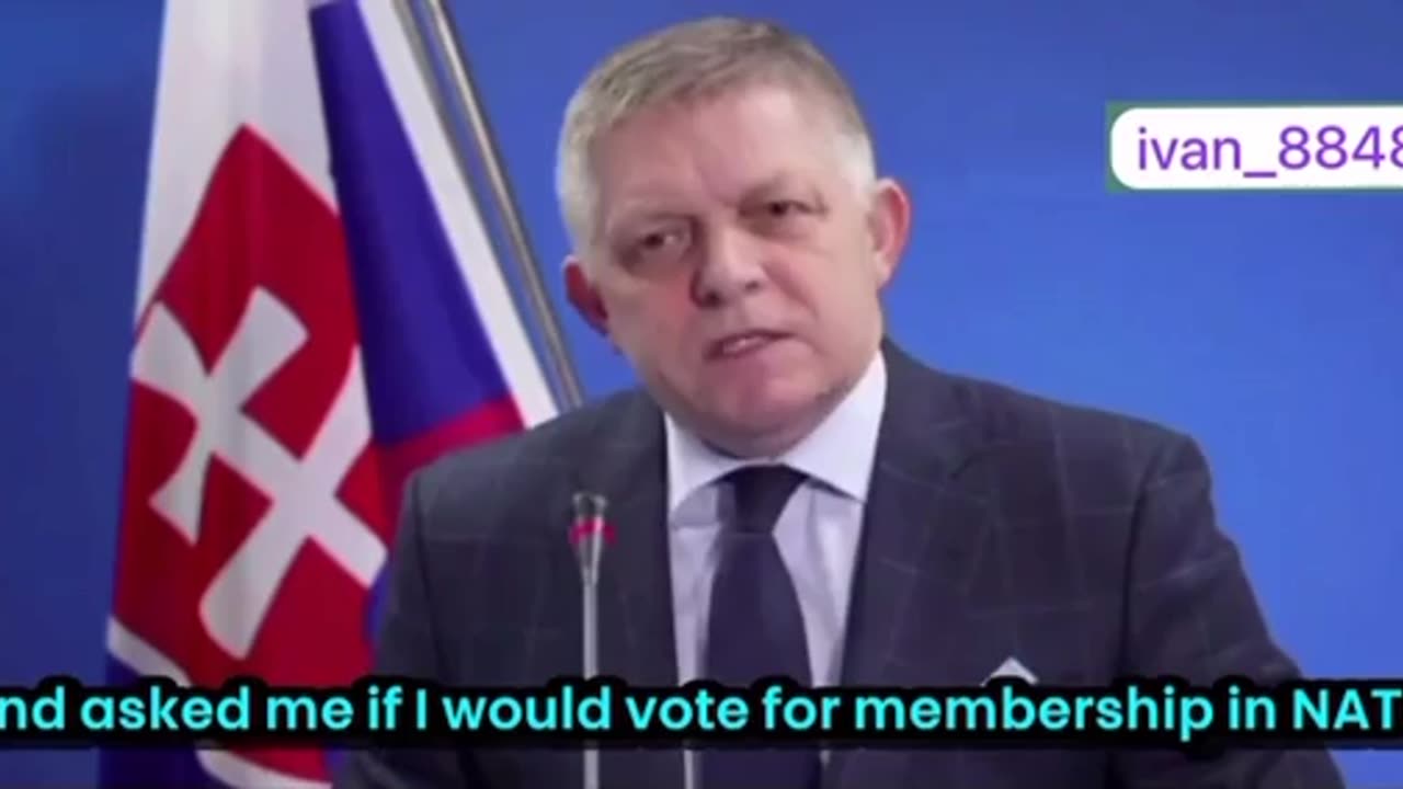 Slovak PM: Zelensky offered him €500m of frozen Russian assets to vote for Ukraine's NATO membership