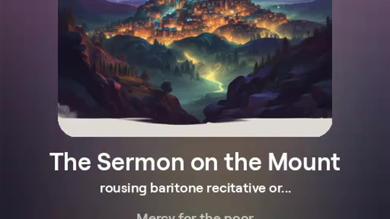 The Sermon on the Mount