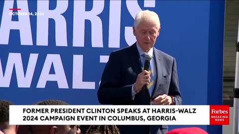 Bill Clinton Defends Kamala Harris On Border, Says U.S. Needs Immigrants Because Birthrates Are Low