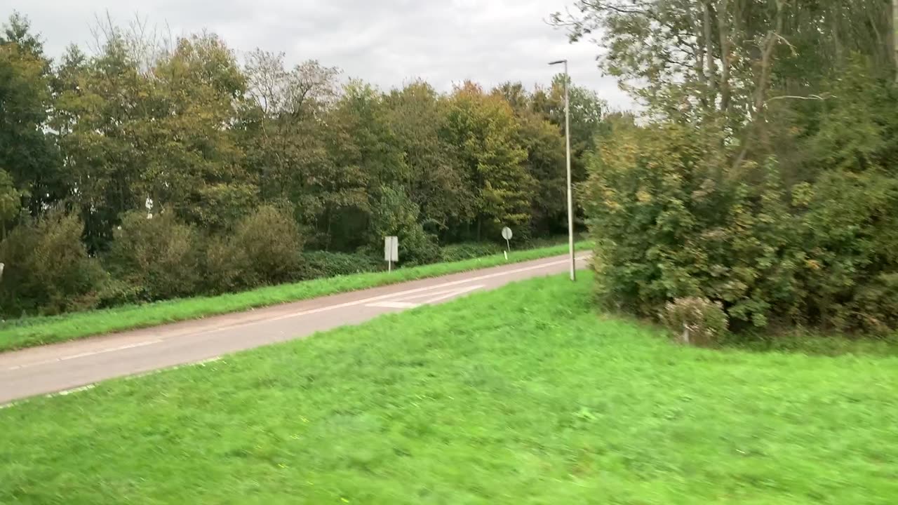 Taking the tour bus to Zaanse Schans to have a look at the windmills