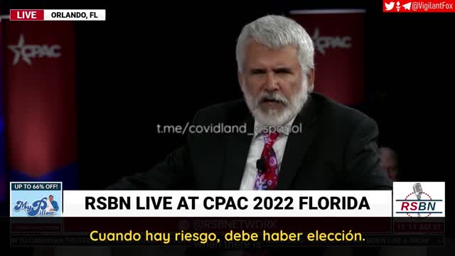 Dr. Malone: "Donde hay riesgo, debe haber elección".