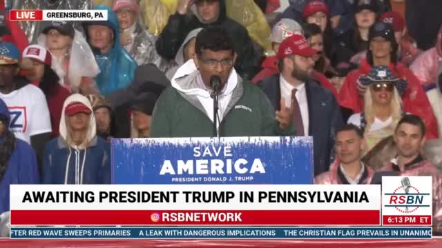 Dinesh D'Souza Full Speech at President Trump Rally in Greensburg, PA 5/6/22