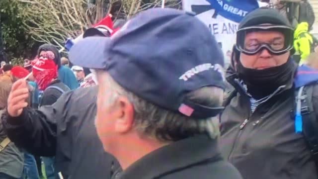 (Video 2)Unknown Men Pressuring Trump Supporters to attack Capitol on Jan 6