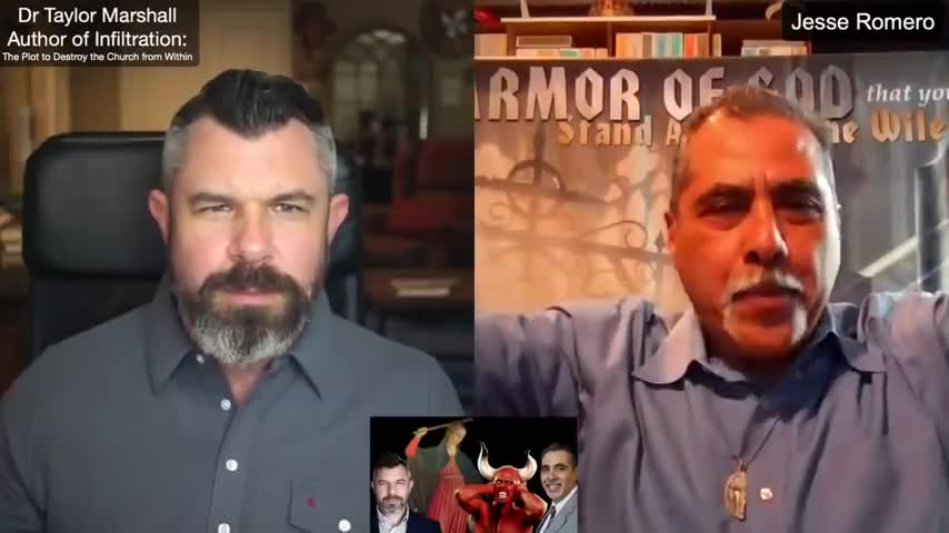 Protest of Satan Convention with Jesse Romero and Dr. Taylor Marshall [mirrored]