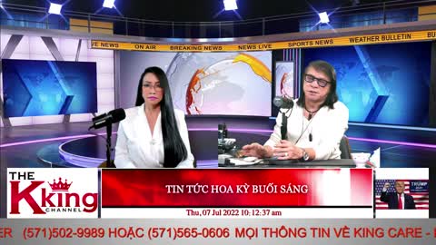 TIN TỨC HOA KỲ BUỔI SÁNG - 07/07/2022 - The KING Channel