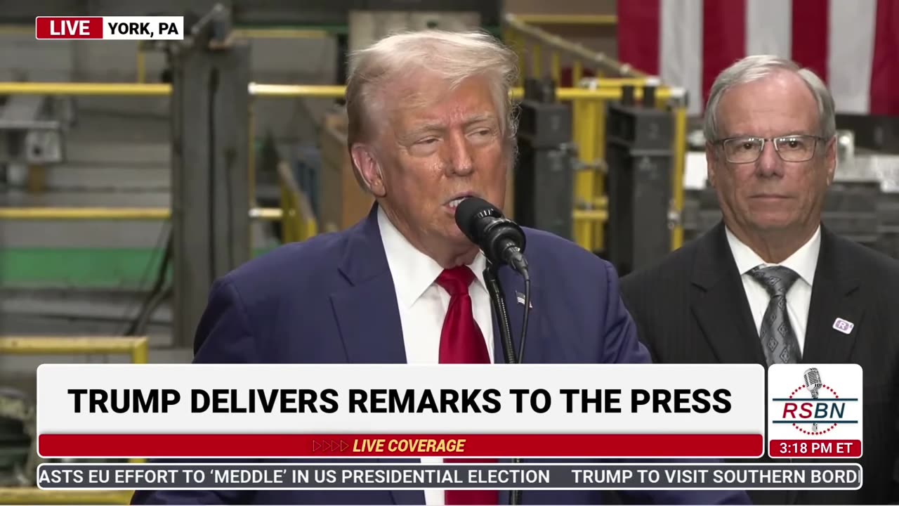 PRESIDENT DONALD TRUMP LIVE FROM YORK PENNSYLVANIA - EMPOWERING SPEECH