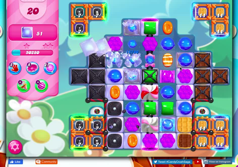 Candy Crush Level 8572 released 1/17/21 (No Boosters)