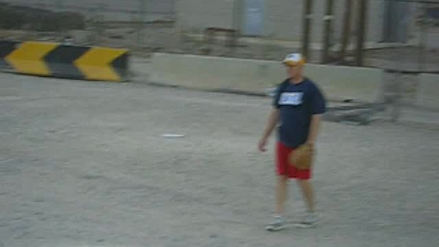 041 Playing softball 9 June 2006