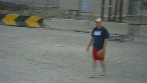 041 Playing softball 9 June 2006