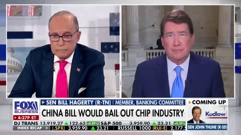 Larry Kudlow grills Sen. Bill Hagerty on advancing the China bill