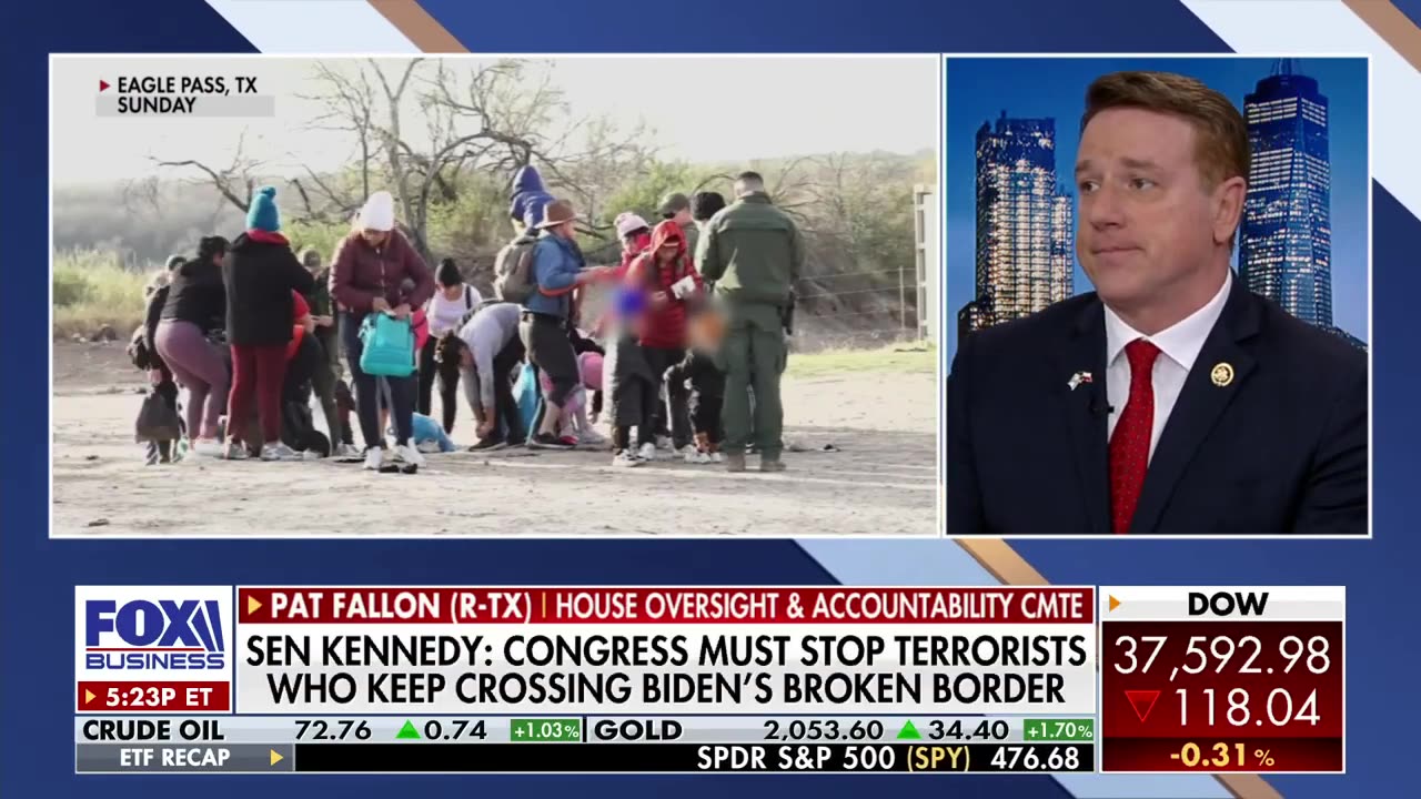 Biden has proved he’s putting America last: Rep. Pat Fallon