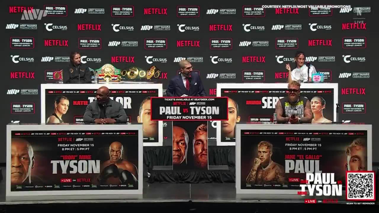 MIKE TYSON VS.JAKE PAUL Press Conference