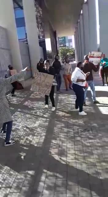 City of Tshwane cleaners protest