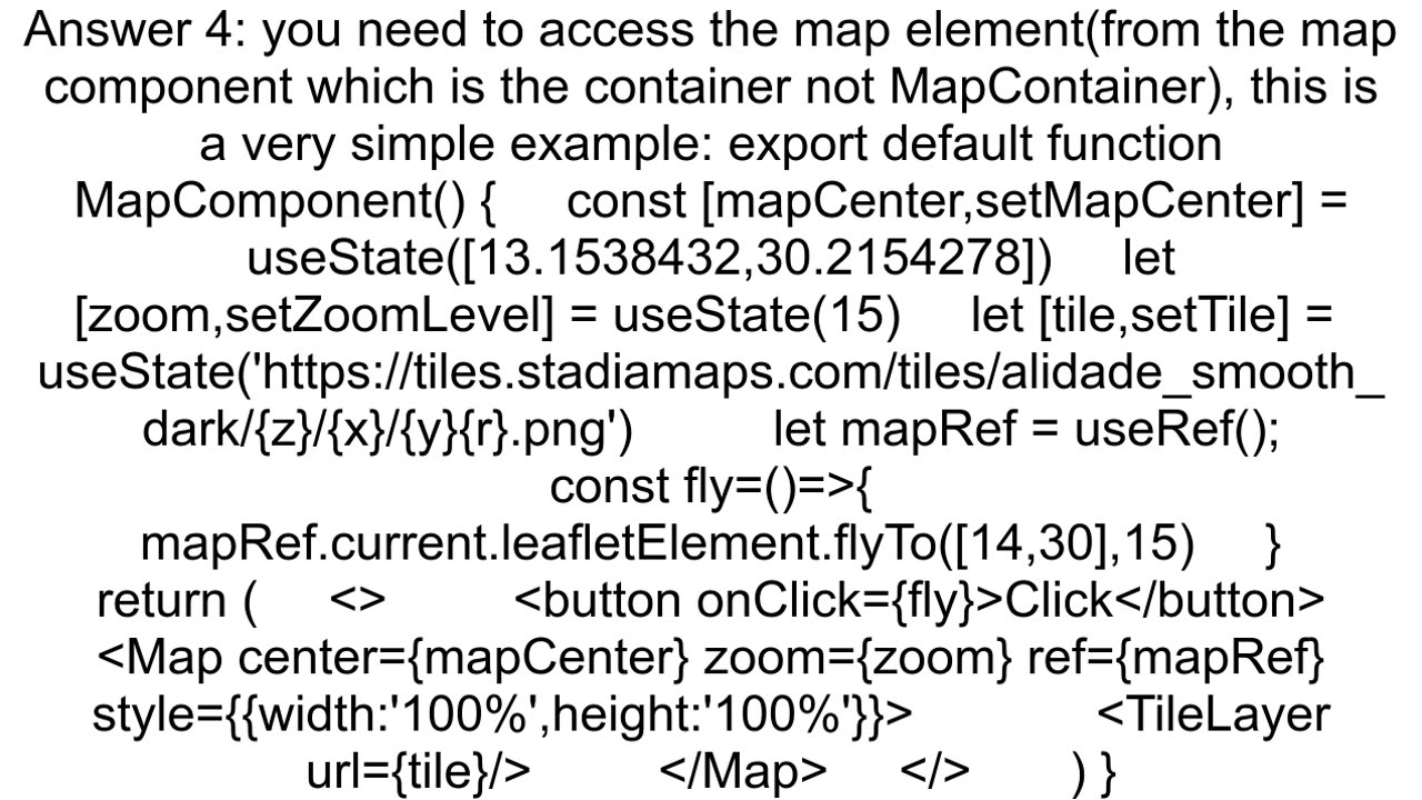 Leaflet React get map instance in functional component