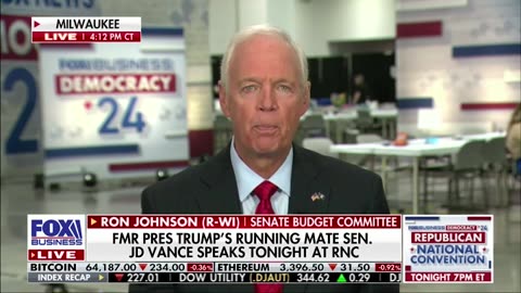 Senator Ron Johnson on The Evening Edit 7.17.24