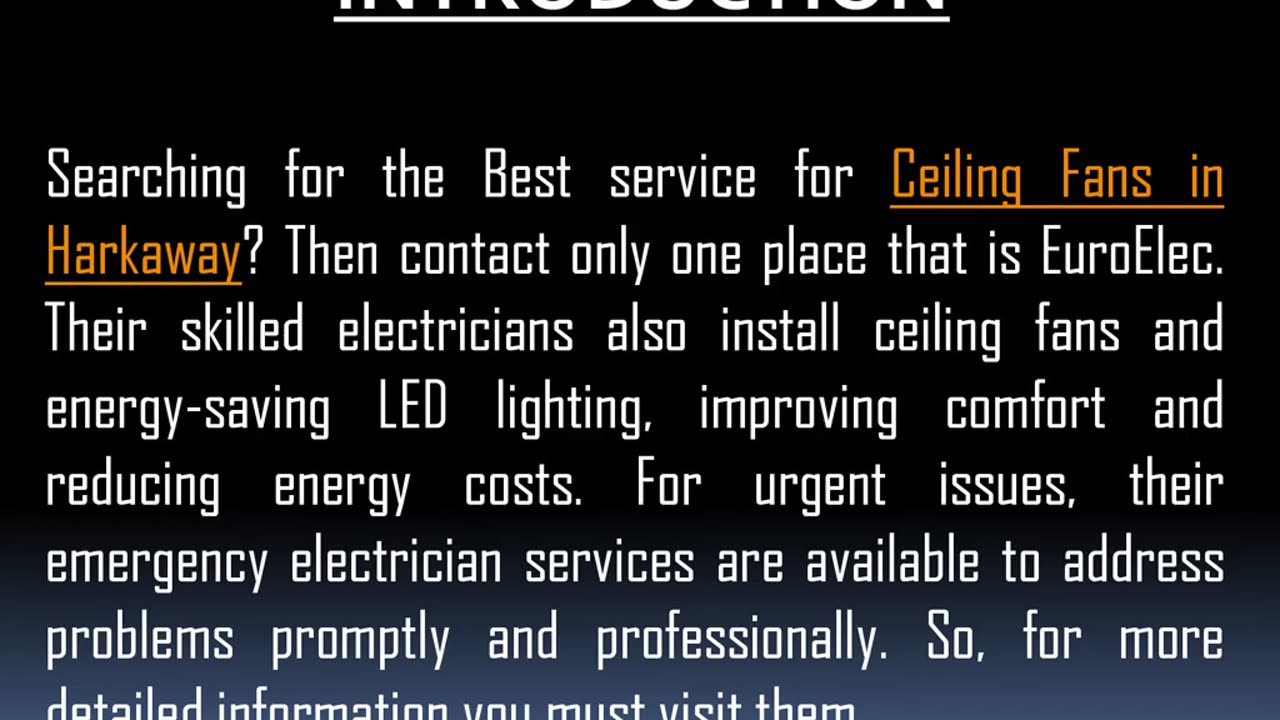 One of the Best service for Ceiling Fans in Harkaway