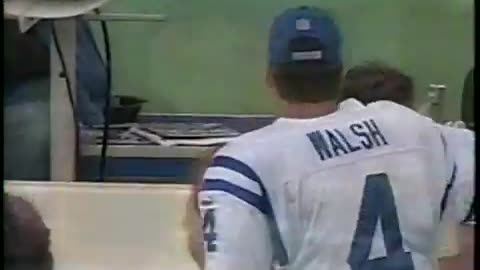 November 21, 1999 - Wil Hampton Indianapolis Sports Bumper; Colts QBs Manning & Walsh