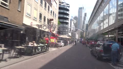 Nederland-Wales Rotterdam, het stikt van de sportieve Welshman! Centrum Rotterdam