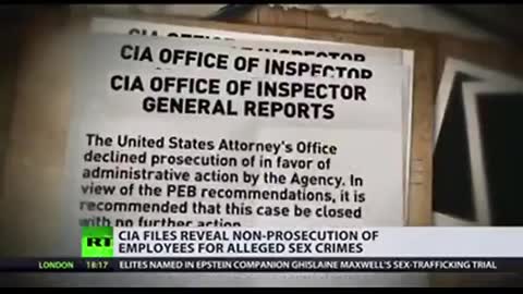 Official Docs Show CIA Employees Guilty of Sex Crimes
