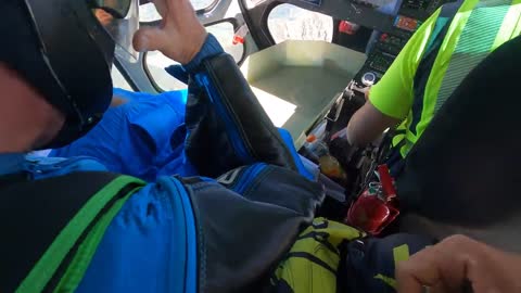 Once in a lifetime flight along the eastern ridge of the Eiger-3