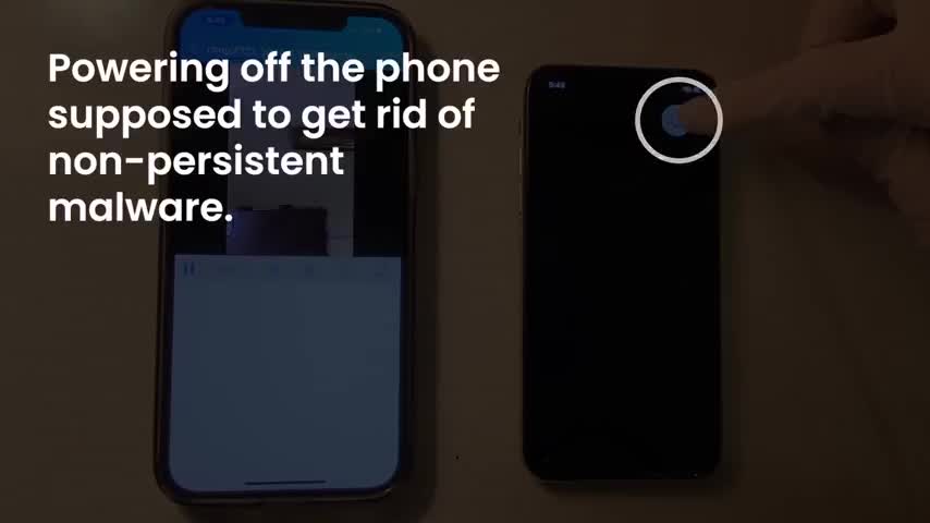 Fake shutdown simulation