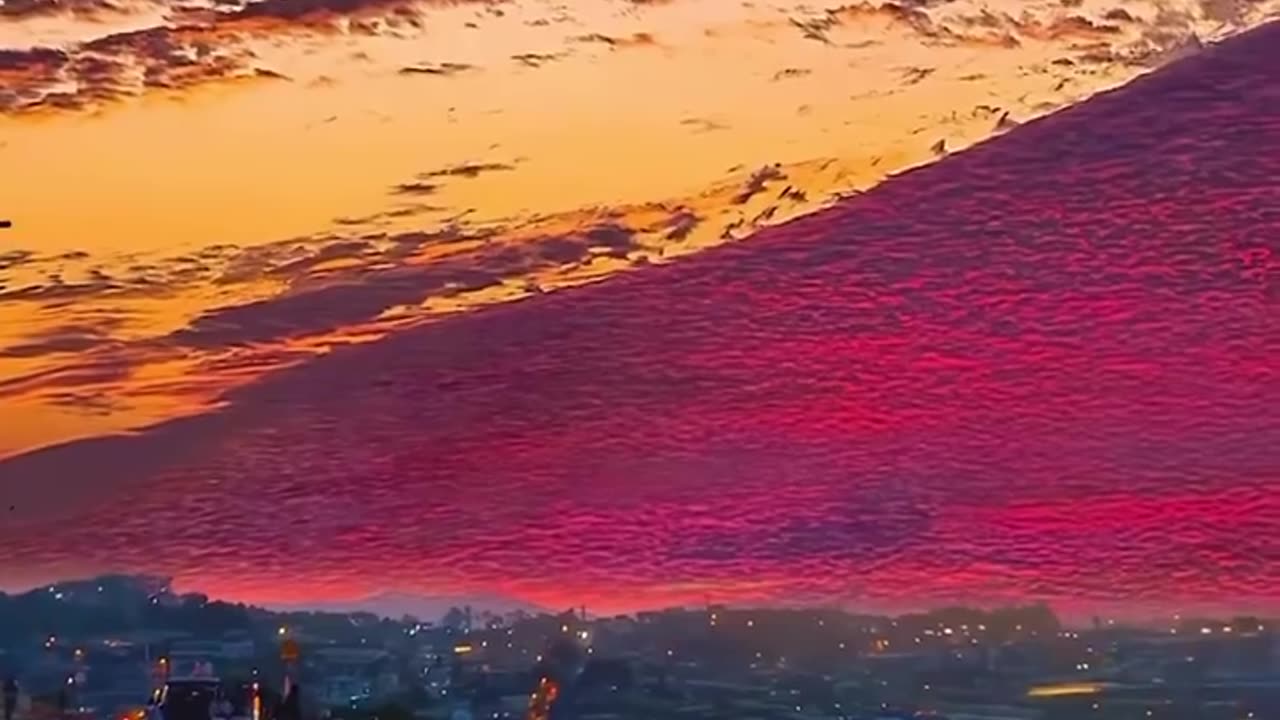 magnificent sunset