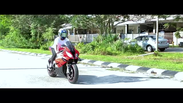 BMW S1000rr in a nice sunny day