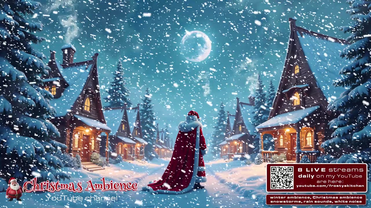 Fall Asleep Fast Christmas Ambience Snowy Scene 57