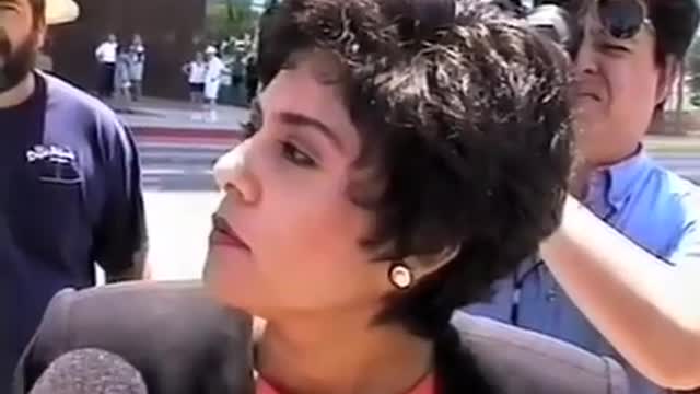 Jesse Lee Peterson Shuts Down Univision Reporter 'Are You Racist?' PROP 187 Rally Los Angeles, 1996