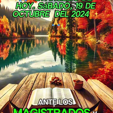 🙏✨Evangelio de HOY. Sábado, 19 de Octubre del 2024 ✨🙏