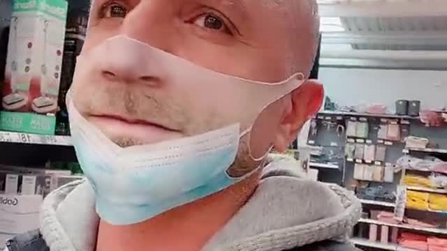 fake mask prank so funny