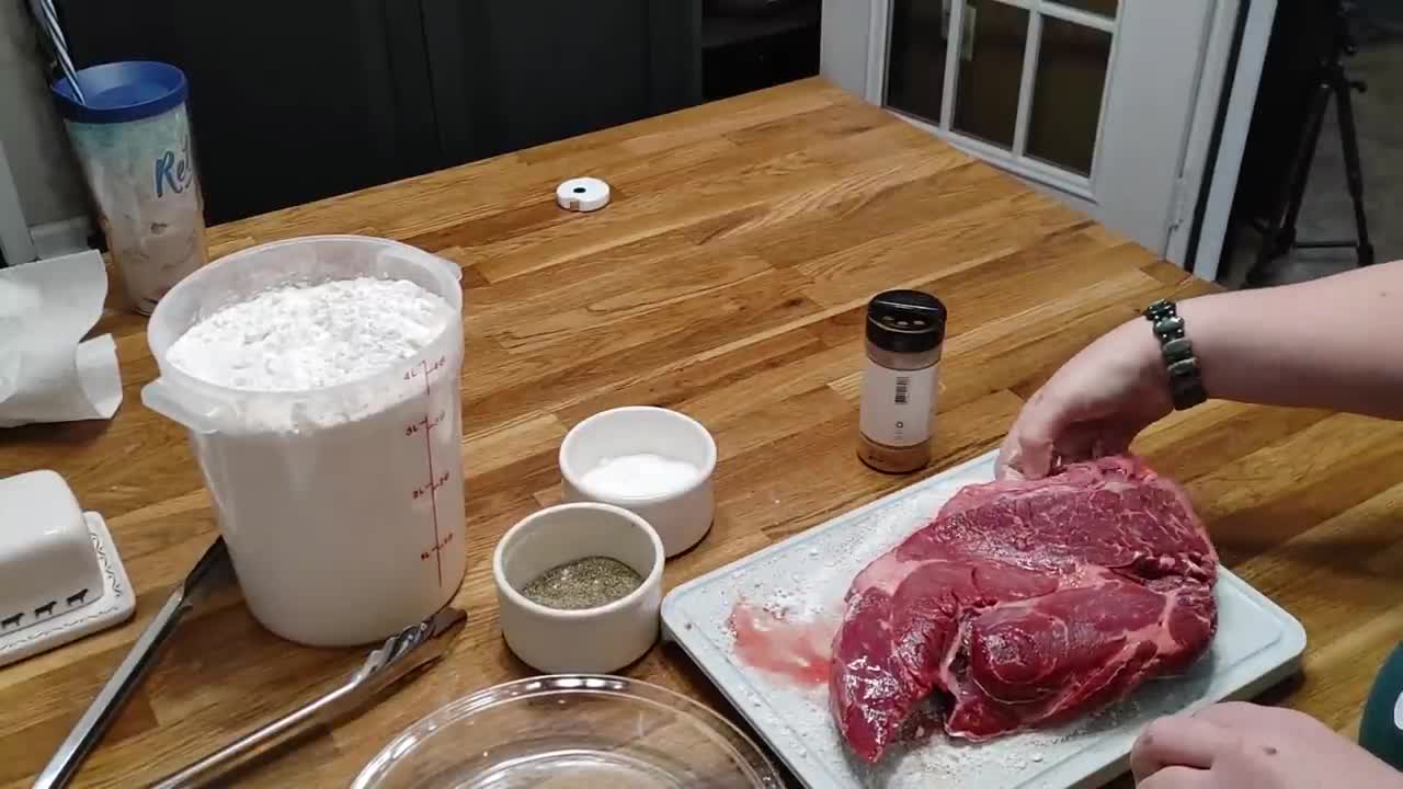 Braised Chuck Roast with Drop Dumplings, Southern Cooking