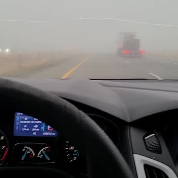 Morning drive to work