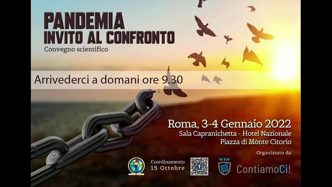 PANDEMIA - invito al confronto - SECONDA PARTE - 3 GENNAIO