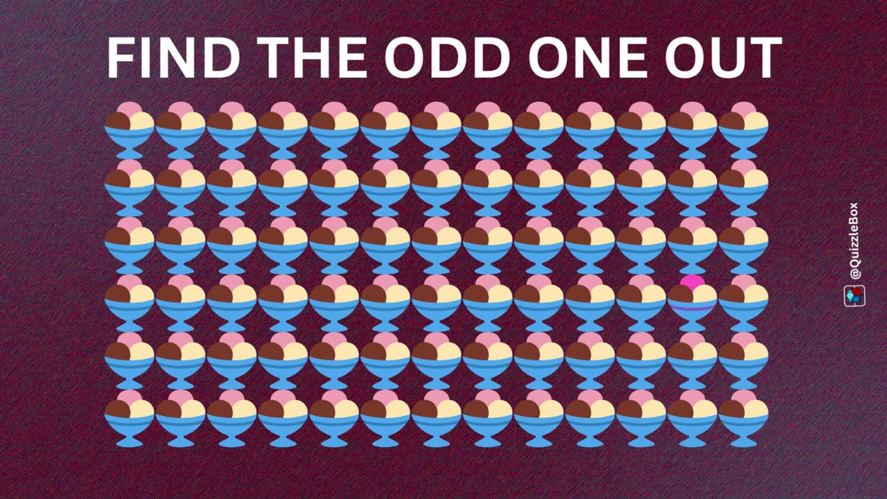 FIND THE ODD EMOJI OUT by Spotting The Difference! | Odd One Out Puzzle | Find The Odd Emoji Quizzes