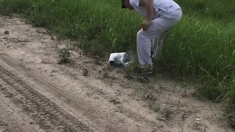 Fourth-of-July Fun with Toilet Paper and Baby Powder